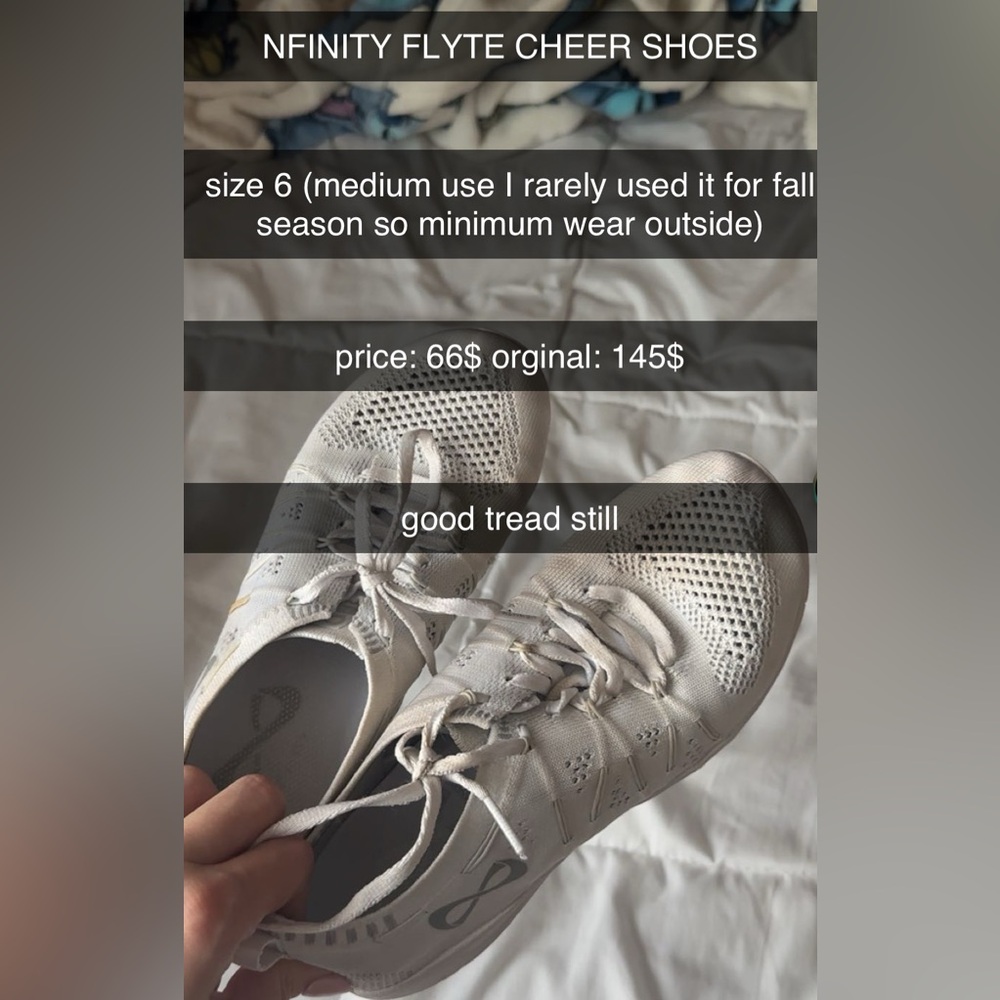 NFINITY White Cheer Shoes